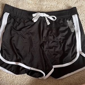 black justice shorts